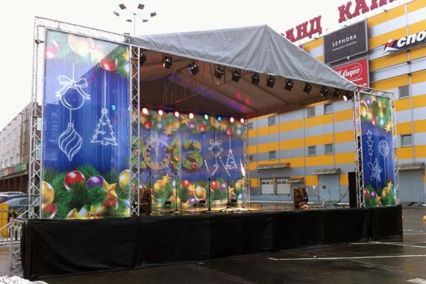 аренда сцены и сценического оборудования для мероприятий в СПб